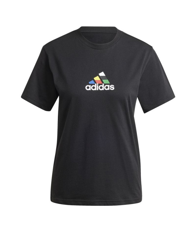T-shirt adidas Femme House Of Tiro Nations...