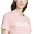 T-shirt adidas Femme Essentials Slim Logo Rose