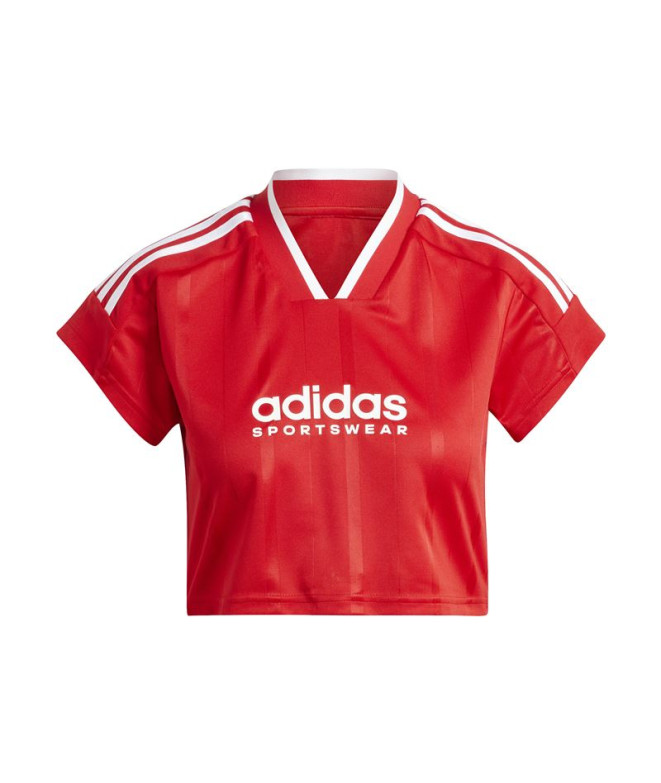 T-shirt adidas Femme Tiro Cut 3 Stripes Cropped...