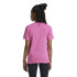 T-shirt adidas Fille Essentials - Coupe cintrée en coton avec logo linéaire - Rose
