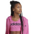 T-shirt adidas Haut Fille Essentials Logo linéaire en coton rose