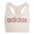 Haut adidas Haut Fille Essentials Logo linéaire en coton rose