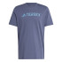 T-shirt Montagne adidas Homme by Terrex Classic Logo Blue