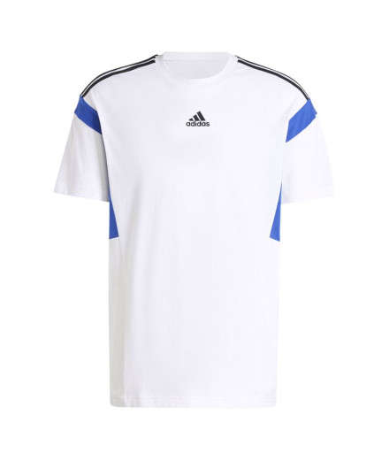T-shirt adidas Homme Colorblock Blanc/Noir