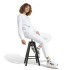 Sweat adidas Femme Essentials Petit logo Feel Cozy Blanc