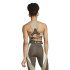 Brassiere de sport adidas Femme Techfit Medium Support High Neck Olive Green