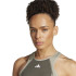 Brassiere de sport adidas Femme Techfit Medium Support High Neck Olive Green