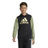 Sweat adidas Enfant Essentials Big Logo Colorblock Hoodie Noir