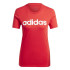 T-shirt adidas Femme Essentials Slim Logo Rouge