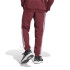 Pantalon adidas Homme Essentials Fleece Tapered Cuff 3-Stripes Rouge
