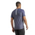 T-shirt Fitness Homme de Gym+ 3 Bandes Bleu