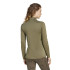 T-shirt Montagne adidas Femme by Terrex Multi Half Zip Longsleeve Olive Green