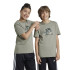 T-shirt adidas Enfant Camo Graphic Grey
