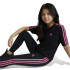 Collants adidas Fille Essentials 3-Stripes Coton Noir