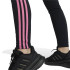 Collants adidas Fille Essentials 3-Stripes Coton Noir