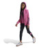Veste adidas Fille Essentials Logo linéaire en coton Fullzip Rose