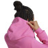 Veste adidas Fille Essentials Logo linéaire en coton Fullzip Rose