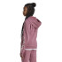 Veste adidas Fille Essentials Logo linéaire en coton Fullzip Rose