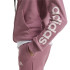 Veste adidas Fille Essentials Logo linéaire en coton Fullzip Rose