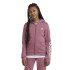 Veste adidas Fille Essentials Logo linéaire en coton Fullzip Rose