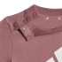 Ensemble adidas Enfant Essentials Coton biologique Logo et rose