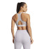 Brassiere de sport Fitness adidas Femme de Powerreact Train 3Stipes Grey