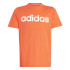 T-shirt adidas Enfant Essentials Logo linéaire en coton Rouge