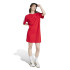 Robe adidas Femme Essentials 3 Band Single Boyfriend Rouge