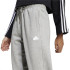 Pantalons adidas French Terry Femme Signature Graphic Embroidery Straight Grey