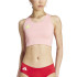 T-shirt Running adidas Running Haut Femme by Adizero Essentials Crop Pink
