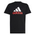 T-shirt adidas Enfant Essentials 2 Coloured Big Logo Cotton Noir