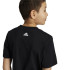 T-shirt adidas Enfant Essentials 2 Coloured Big Logo Cotton Noir