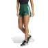 Pantalons adidas Femme Pacer Training 3 Stripes Woven High Rise Vert foncé
