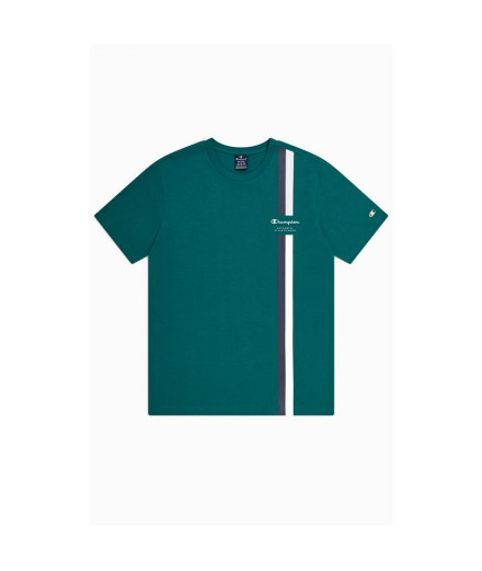 T-shirt Champion Homme Col ras du cou Vert