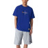 T-shirt Champion Homme Col ras du cou Bleu