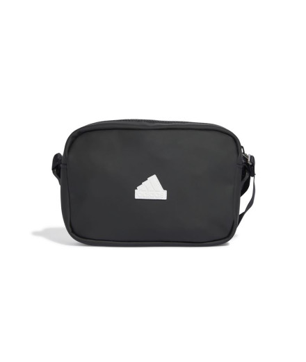 Bandoulière adidas Femme Essentiels en cuir Pu Noir/Blanc