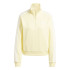 Sweat adidas French Terry Femme Essentials 3 Band Quarter Zip Yellow