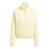 Sweat adidas French Terry Femme Essentials 3 Band Quarter Zip Yellow