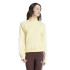 Sweat adidas French Terry Femme Essentials 3 Band Quarter Zip Yellow
