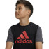 T-shirt adidas Enfant Essentials Big Logo Colorblock Cotton Noir