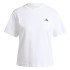 T-shirt adidas Femme Essentials Small Logo Blanc
