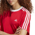 T-shirt adidas Femme Essentials 3-Stripes Rouge