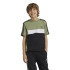 T-shirt adidas Enfant Tiberio 3 Band Colorblock Green