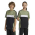 T-shirt adidas Enfant Tiberio 3 Band Colorblock Green