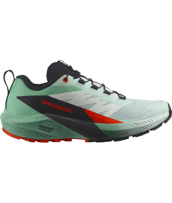 Chaussures Trail Salomon par Sense Ride 5 Green...