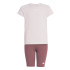Ensemble Fitness adidas Fille by Train Essentials And Shorts Pink
