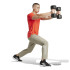Pantalon Fitness Homme de Gym+ 3S Gris
