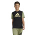 T-shirt adidas Enfant Essentials Big Logo Colorblock Cotton Noir
