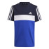 T-shirt adidas Enfant Little Tiberio 3 Bands Colorblock Cotton Blue