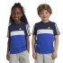T-shirt adidas Enfant Little Tiberio 3 Bands Colorblock Cotton Blue